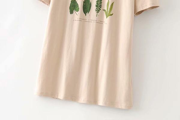 Nyári alkalmi női póló nyomtatással