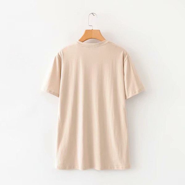 Nyári alkalmi női póló nyomtatással