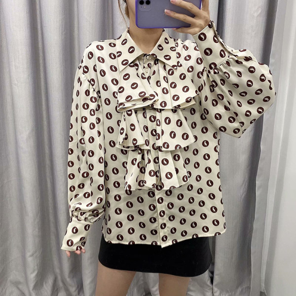 Modern női ing békával