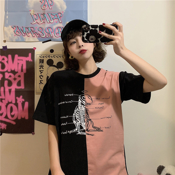 Tricou de dama model nou cu maneca scurta si decolteu oval