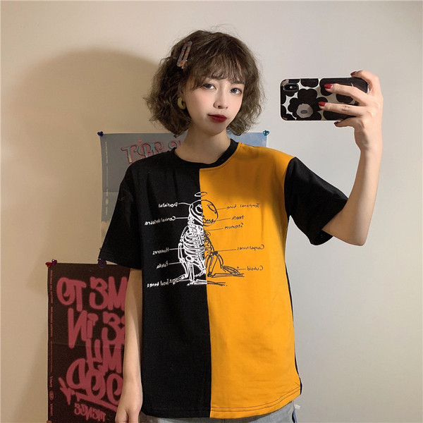 Tricou de dama model nou cu maneca scurta si decolteu oval