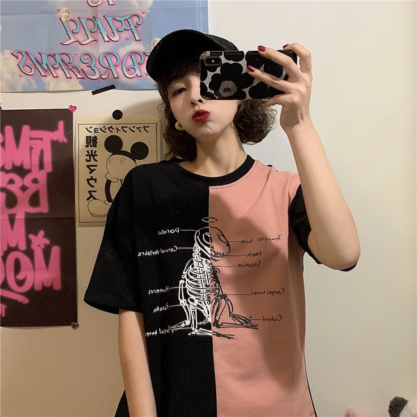 Tricou de dama model nou cu maneca scurta si decolteu oval