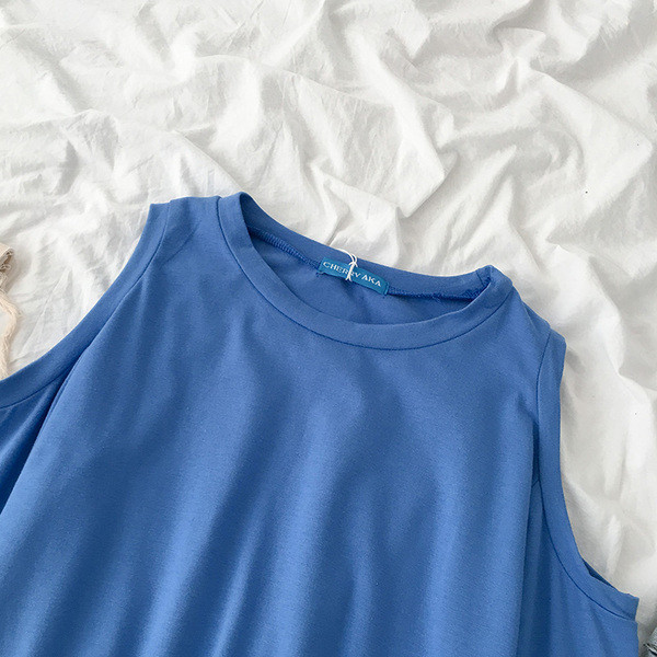 Lezser női blúz csupasz váll és kerek nyakkivágással