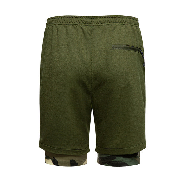 Ежедневни  мъжки къси панталони с камуфлажен десен 