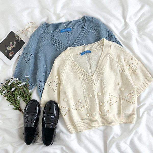 Vesta scurta de dama cu decolteu spitz