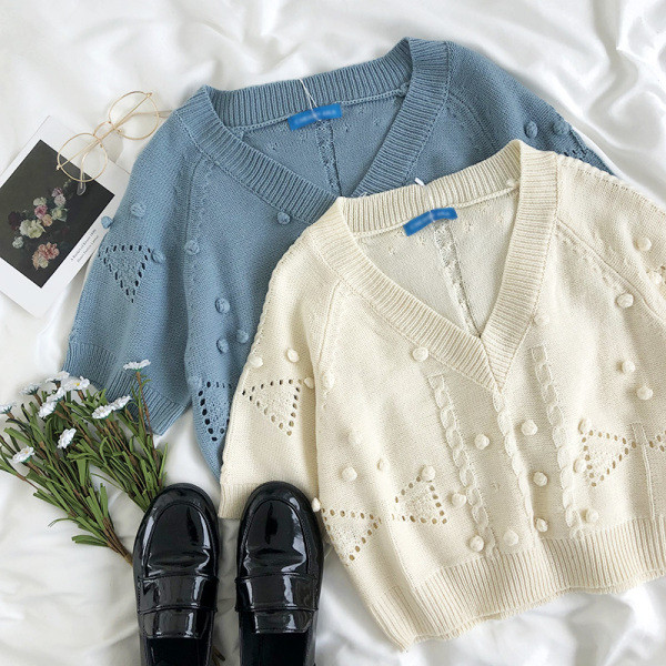 Vesta scurta de dama cu decolteu spitz