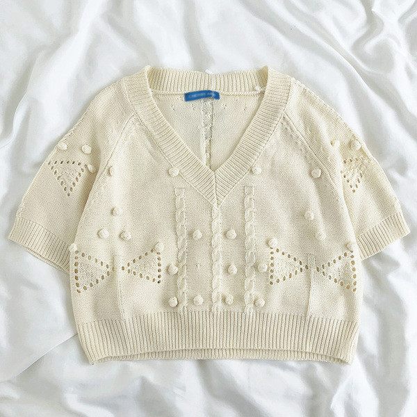 Vesta scurta de dama cu decolteu spitz