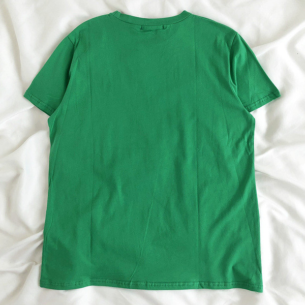 Tricou dama cu broderie si decolteu oval