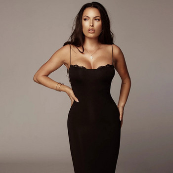 Rochie modernă, cu bretele subțiri