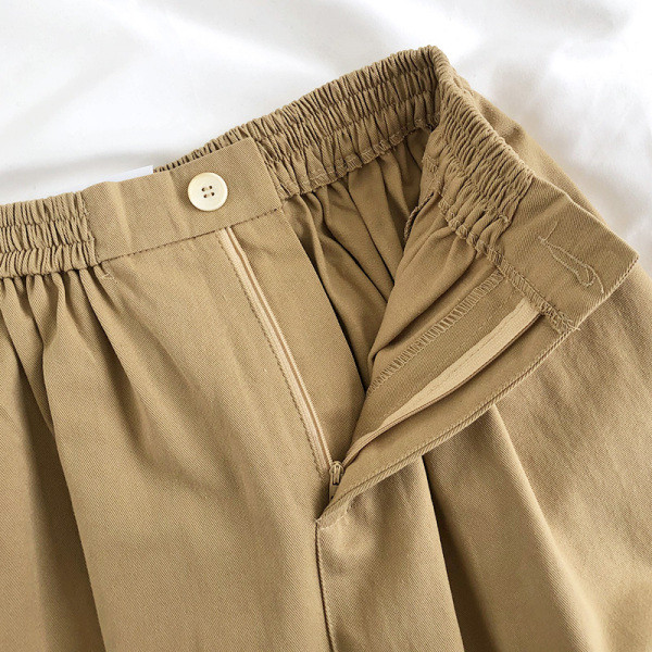 Ежедневна дамска пола с еластична висока талия 