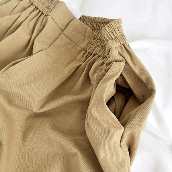 Ежедневна дамска пола с еластична висока талия 