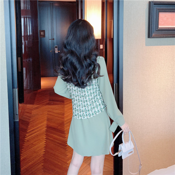 Női ruha hosszú ujjal + kardigán