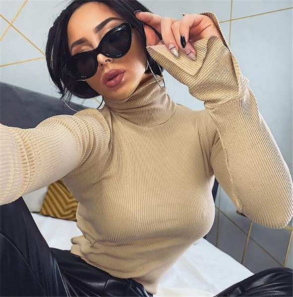 Ženska casual bluza s dugim rukavima i polo kragnom