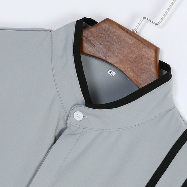 НОВ модел мъжка елегантна риза с класическа яка и кант 