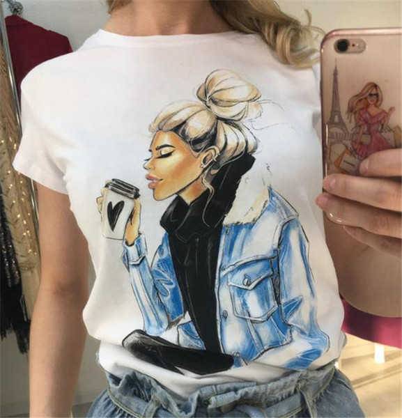 Tricou casual de dama cu maneca scurta si aplicatie colorata