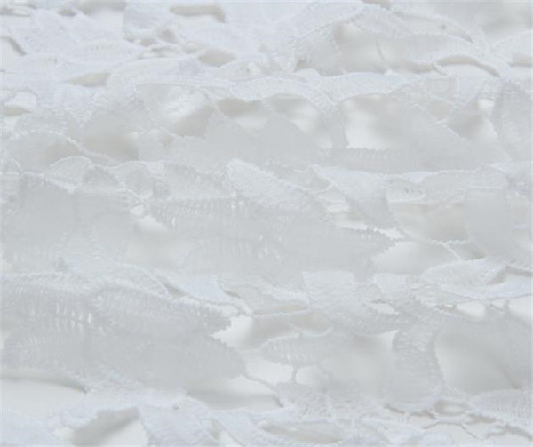 Cămașă casual de damă din dantelă albă, cu mâneci lungi