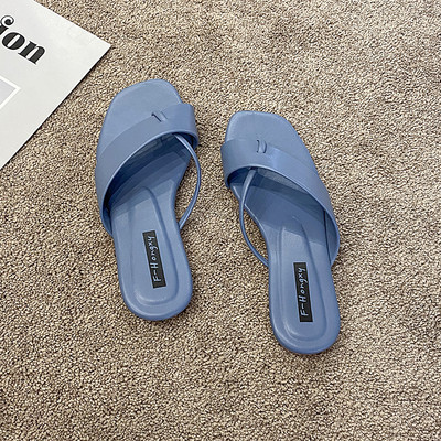 Papuci eleganti de dama din piele ecologica cu talpa plata