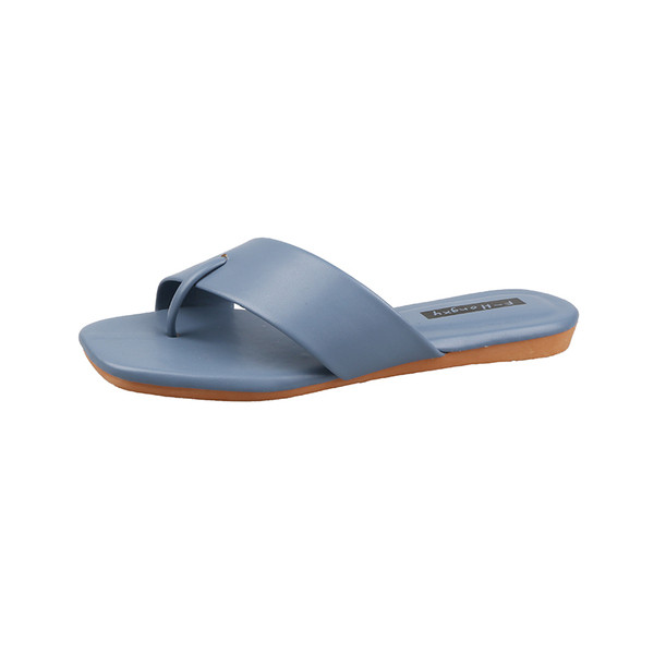 Papuci eleganti de dama din piele ecologica cu talpa plata