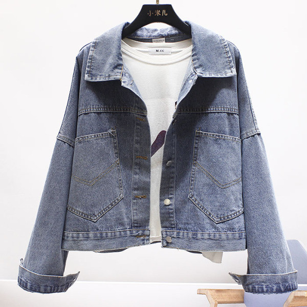 ÚJ modell női farmerdzseki kövekkel