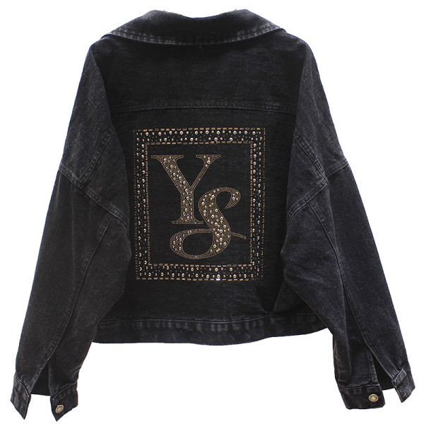 ÚJ modell női farmerdzseki kövekkel