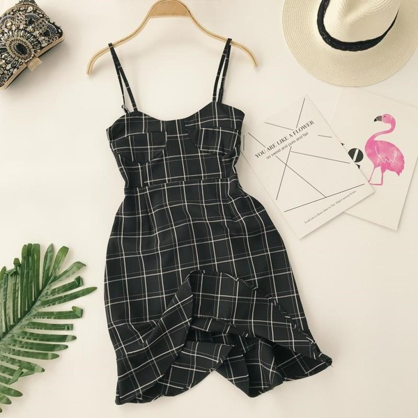 Rochie de dama eleganta cu bretele subtiri - model Slim