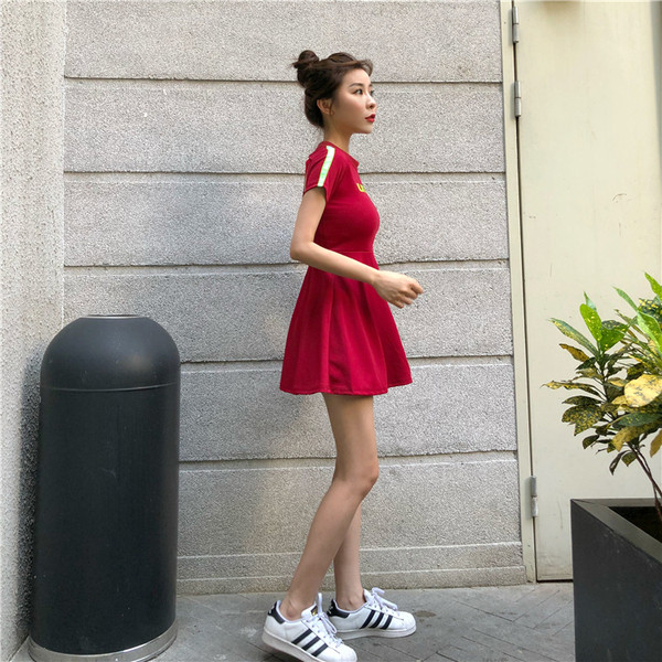 Rochie de dama decupata cu spate decupat si maneci scurte