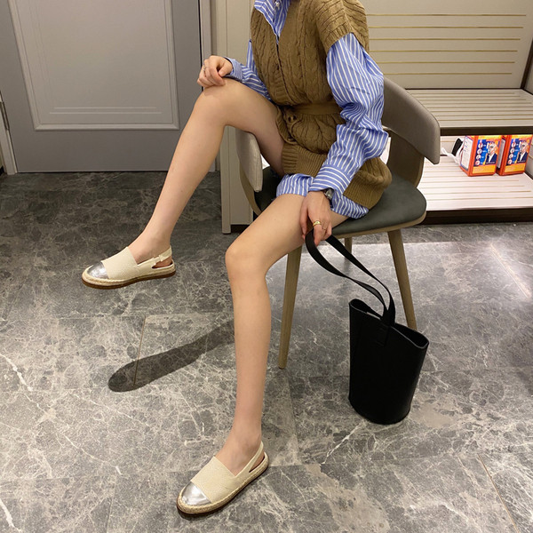 Ženske casual sandale od eko kože sa ravnim đonom