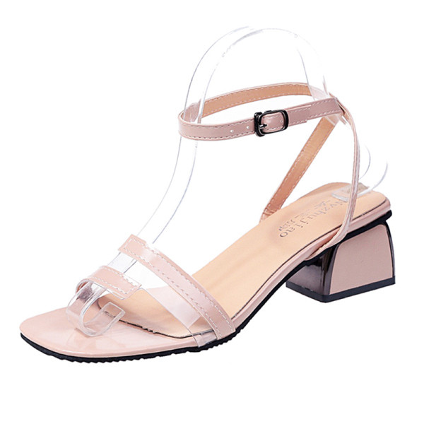 Moderne ženske sandale na četvrtastu petu