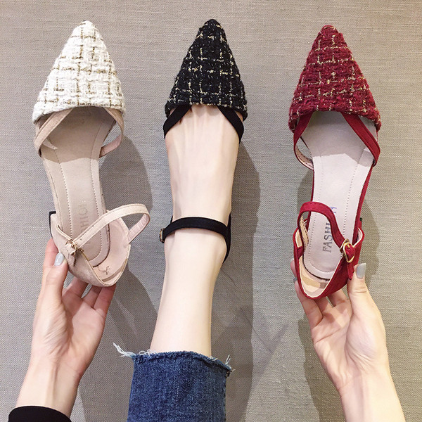 Moodsad paksu kontsaga naiste sandaalid – ökoseemisnahast