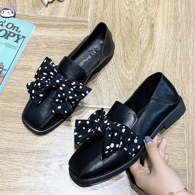 Pantofi casual dama cu panglica