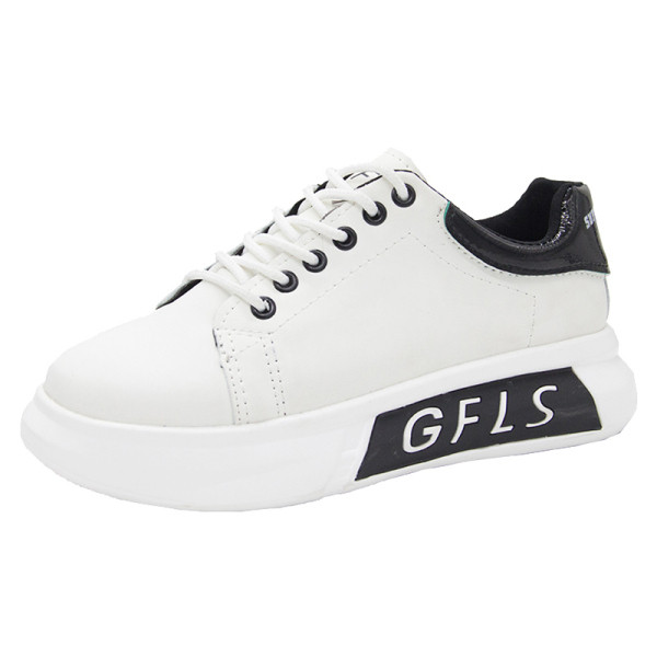 Női alkalmi tornacipő lapos talppal és felirattal