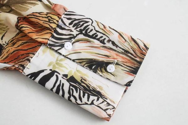 Színes női hosszú ing klasszikus gallérral