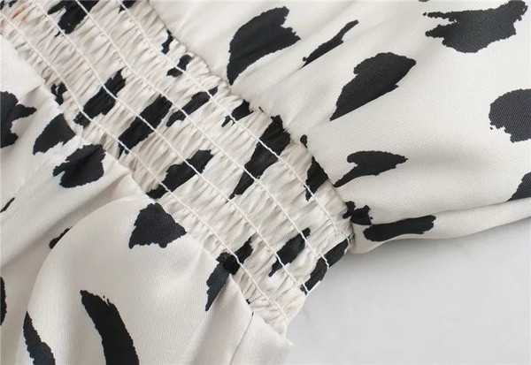 Rochie de dama model nou alb cu decolteu oval