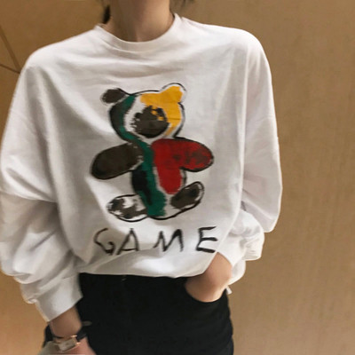 Noua bluza de primavara model lat cu imprimeu