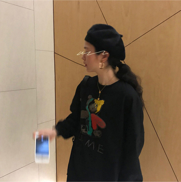 Noua bluza de primavara model lat cu imprimeu