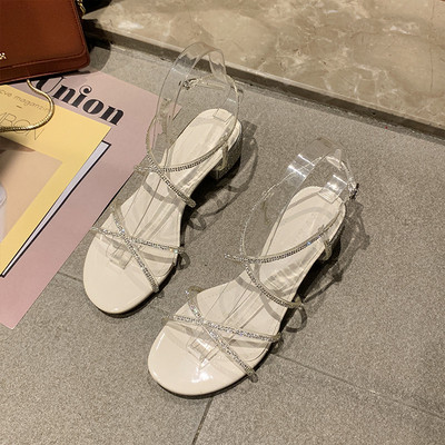 Sandale de dama moderne cu bretele stralucitoare