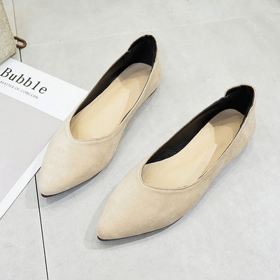 Alkalmi női bőrcipő lapos talppal