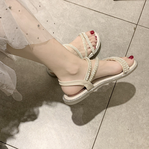 Sandale de dama moderne cu talpa plate