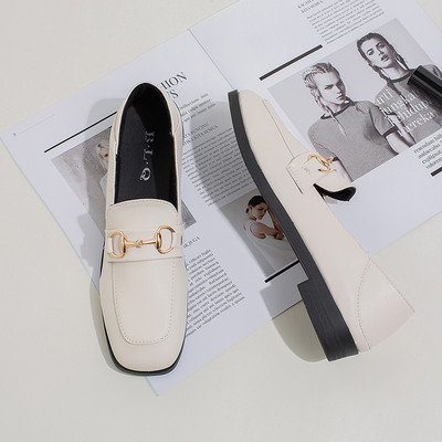 Kožne ženske casual cipele s ravnim potplatom