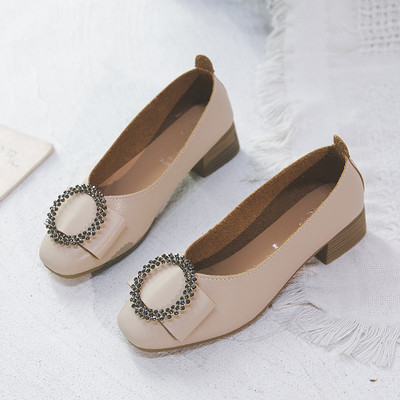 Pantofi de dama din piele cu talpa plate