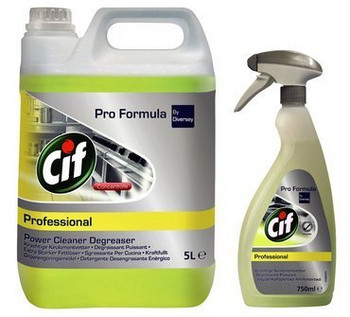 Cif Pro Formula - обезмаслител опаковка от 5 литра или 750мл