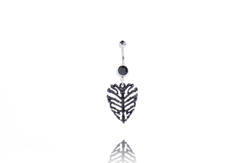 Обеца за пъп Black Leaf