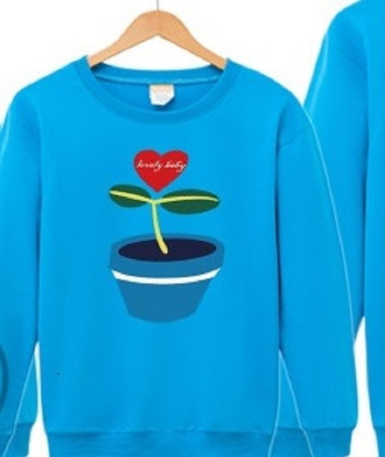 Детска блуза с дълъг ръкав с апикация и различни цветове червен, жълт, розов, бял, черен