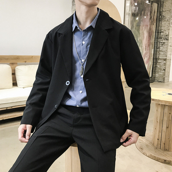 Muška jakna u dvije boje crna i siva