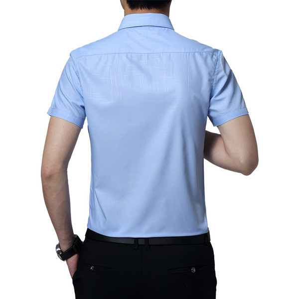 Мъжки модерни ризи с къс ръкав - небесносини, розови,бордо, черни