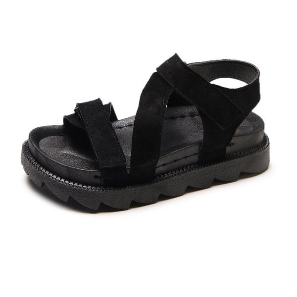 Дамски спортно-ежедневни сандали на равна платформа