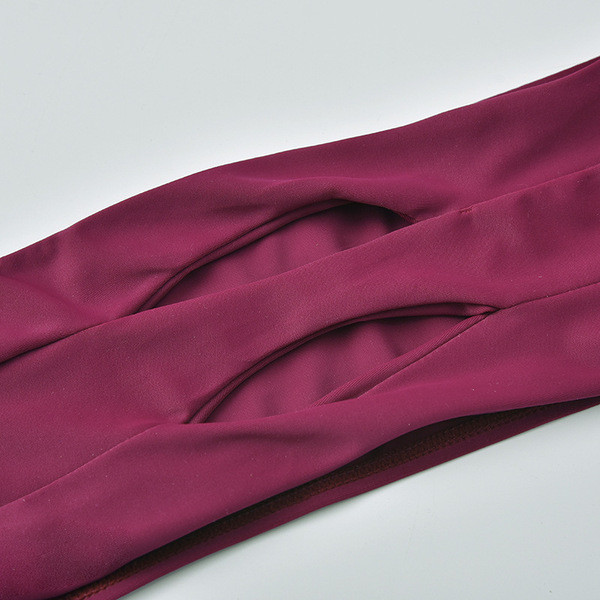 Бански костюм от  две части с горнище тип лента 