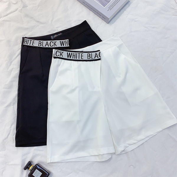 Ежедневни дамски къси  панталони с висока талия