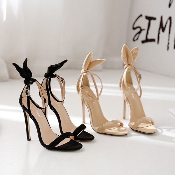 Модерни сандали от еко велур с 3D елемент