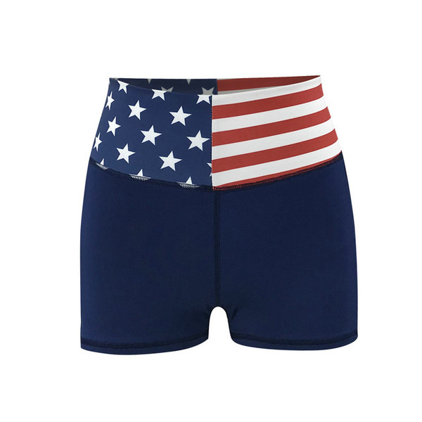 Ежедневни дамски къса панталони с висока талия и апликация 